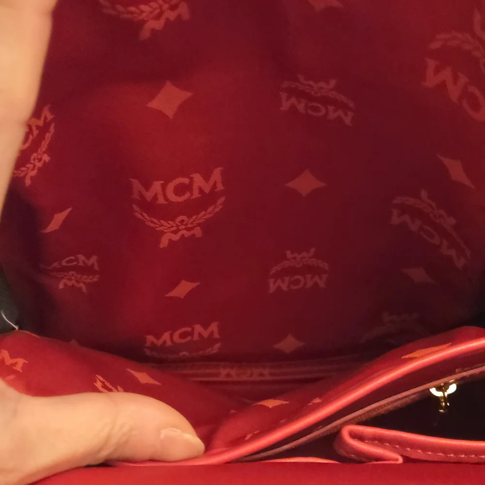 MCM Red Backpack - Picture 10 of 10